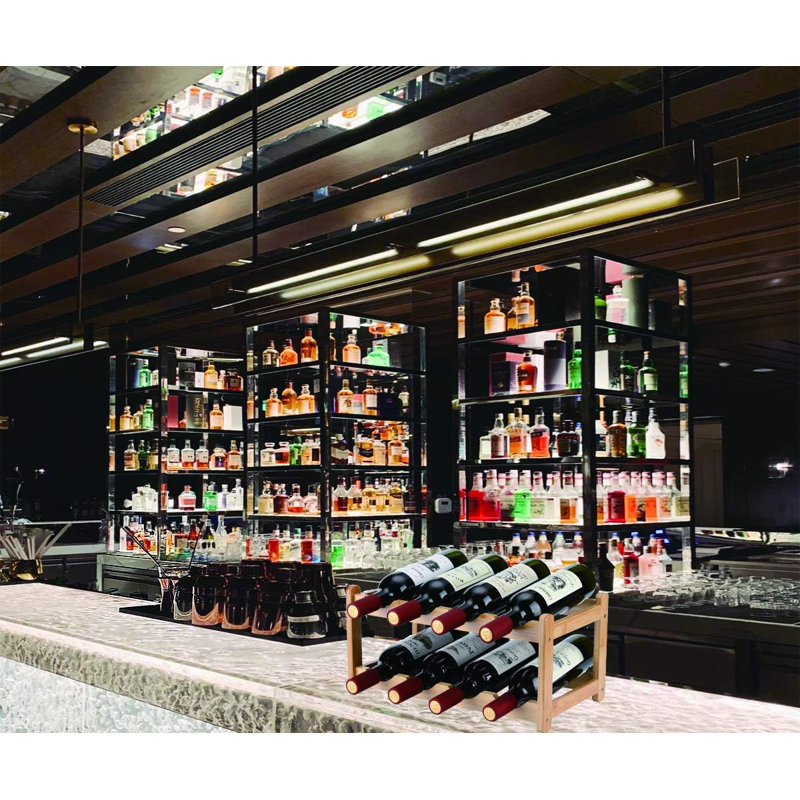 8 Bottle Tabletop in Wood