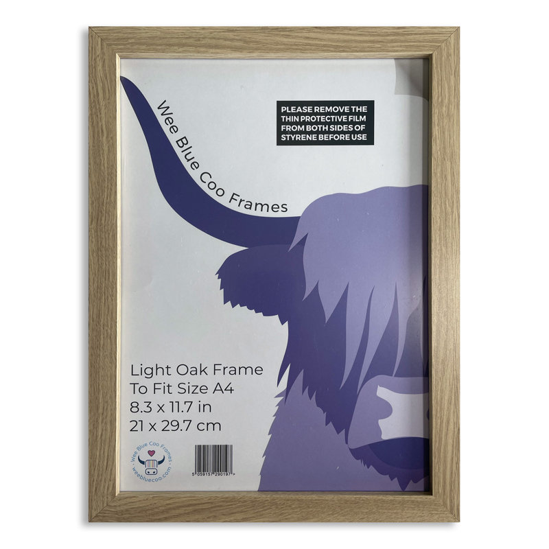 Picture Frame, 32.3cm H x 23.4cm W, Light Oak