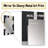 Black And White Cuboids Dream I - Abstract Shapes Unique Mirror, Modern Large Wall Mirror, Printed Metal Art-18641963