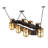 Hyde Park Cortland 8 Light Oblong Chandelier