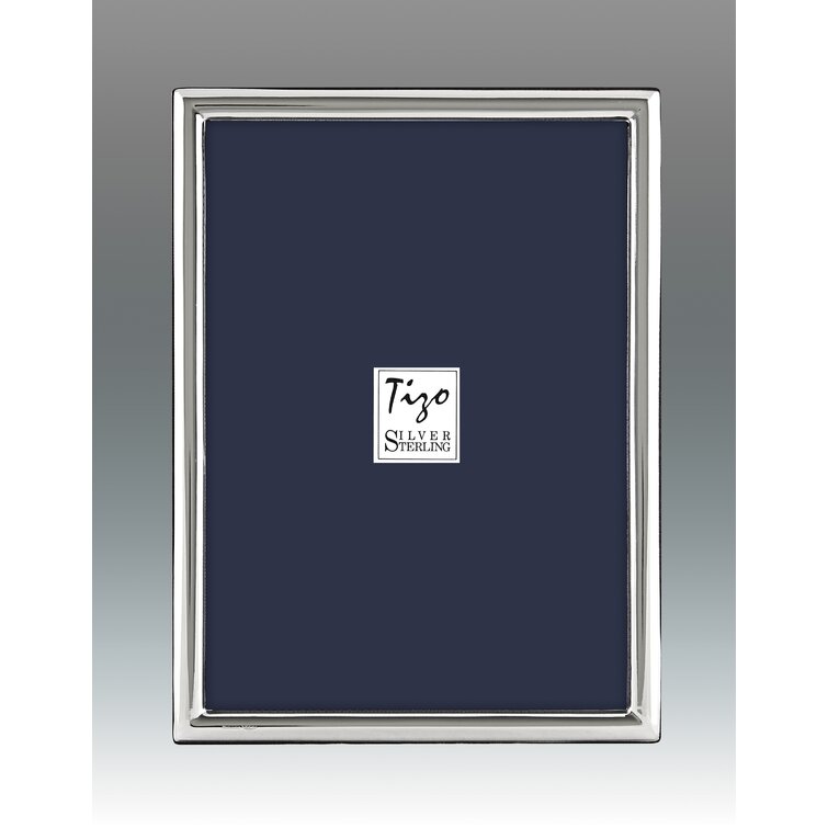 Tizo Sterling Silver Slim Frame - Silver - Size 5 x 7