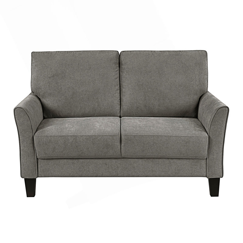 Causeuse 2 places Modern Modern, Gris brun