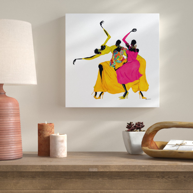 Go Sally Go by Shan sKelly Print on Canvas, Wrapped Canvas, 10" H x 10" W x 2" D