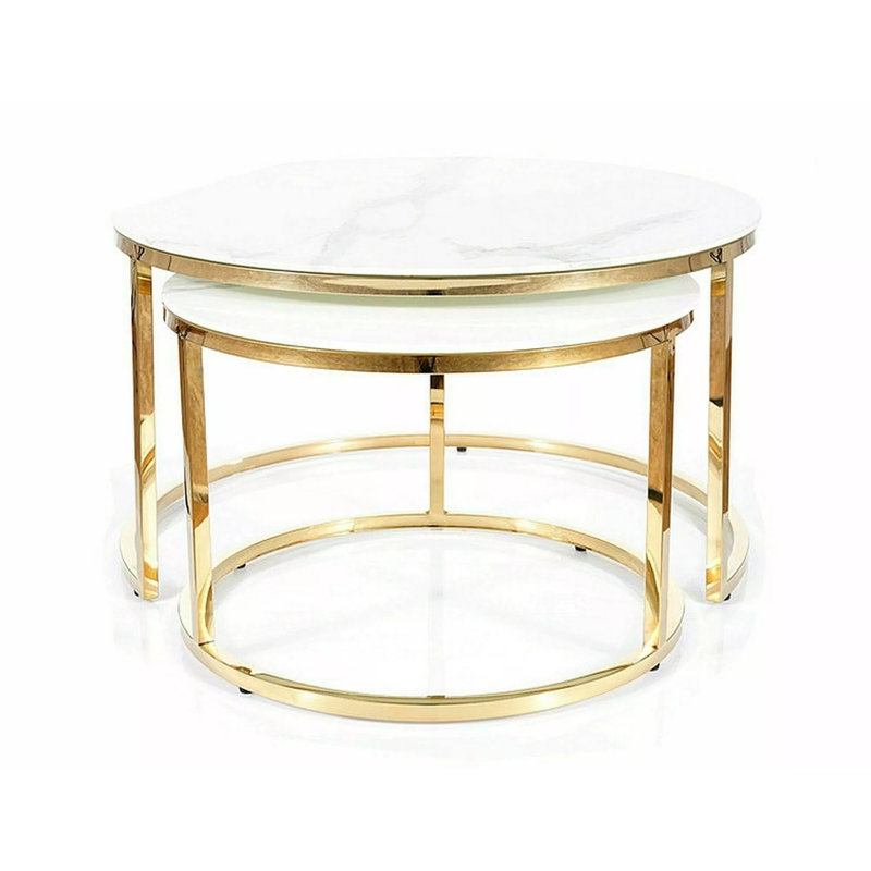 Avicia Frame Coffee Table, White