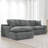 Flick Chenille Boneless Sectional Sofa with Double-Layer Cushions & Side Pockets-754638582