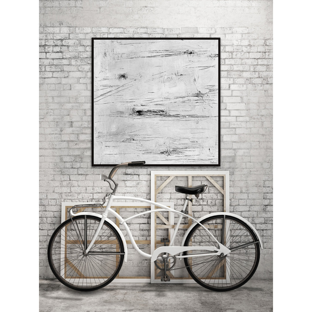 "Young Generation" Floater Framed Painting Print On Canvas