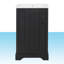 Meuble-lavabo 20 po avec lavabo, armoire de salle de bain multifonctionnelle avec porte et support de rangement, finition peinte-993915076