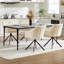 49.8cm H Velvet Upholstered Metal Armchair-122056784