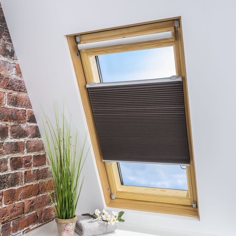 Cordless Opaque, 141cm L x 83cm W, Brown