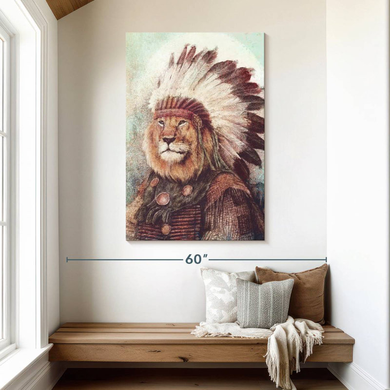 Ketti Chief I, 48" H x 32" W
