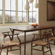 Evanston 71" Wood Dining Table