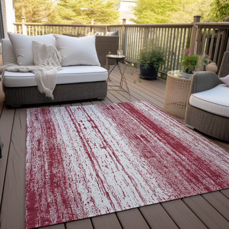 Tapis intérieur / extérieur mâle avec envers antidérapant, Rectangle 5 pi x 7 pi 6 po