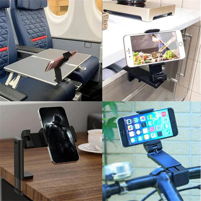 Portable Folding Phone Stand - 360° Rotation Telescopic Multi-Function Holder | Travel/Desktop Use