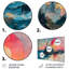 «Pink Blue Summer Coastal Astral Observerals - Reproductions d'art mural-106117428-106117436