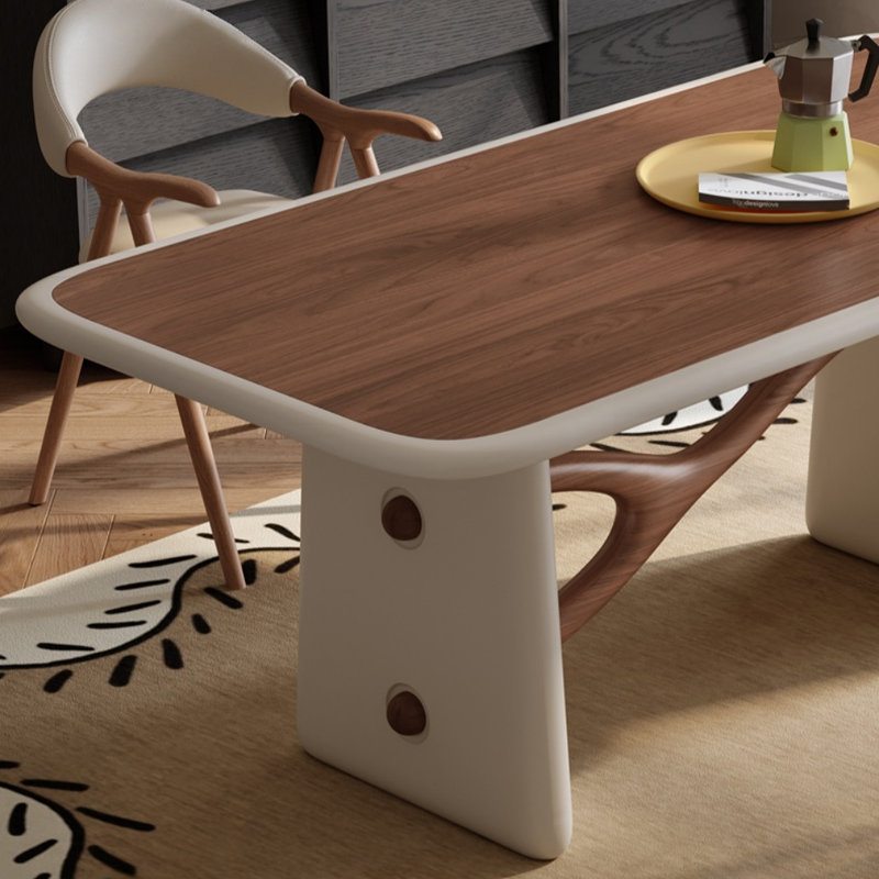 Modern and Simple Cream-style Dining Table
