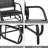 Black Metal Porch Glider Chairs With Breathable Cushion Seat Lining And Covering - Enjoy A Comfortable Outdoor Life: Garden, Poolside, Backyard, Balcony Frame Airy Mesh Create Outdoor: