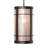 1 - Light Mahogany Bronze Single Pendant