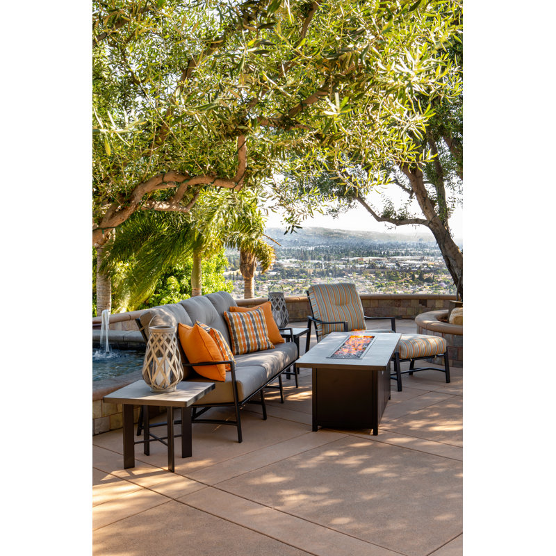 Outdoor Square Dining Table, Carbon Black, Urban Shift