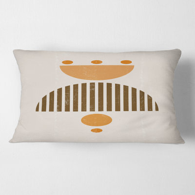 Minimal Sun and Moon II Rectangular Pillow Cover & Insert