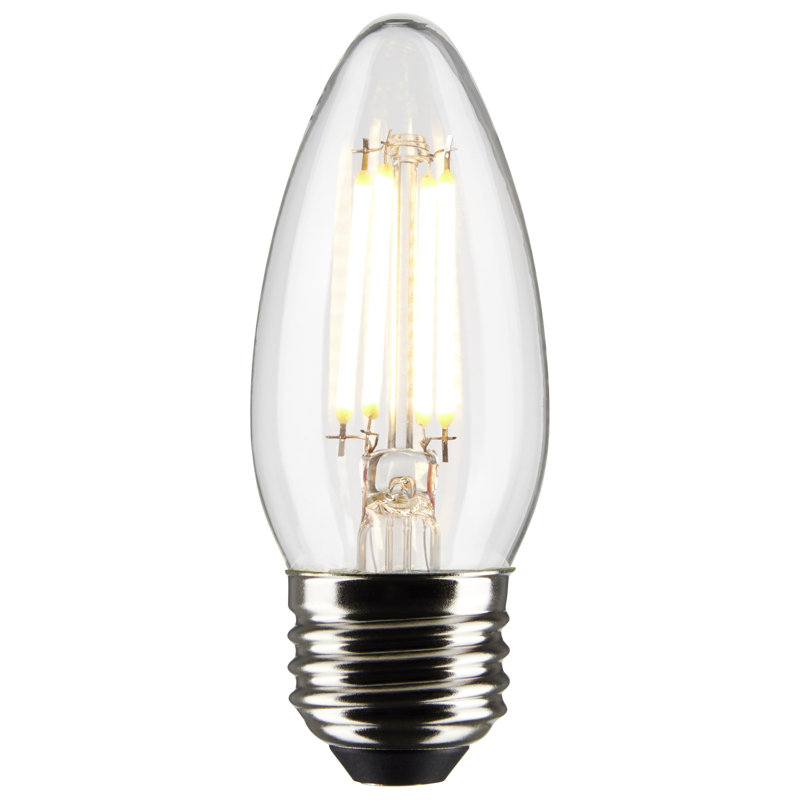 B11 LED, Dimmable Light Bulb, E26/Medium (Standard) Base, 2700K, 4 W, 350 Lumens