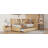 Twin Size Wood Daybed With Storage Shelves, Usb And Trundle-2051463938