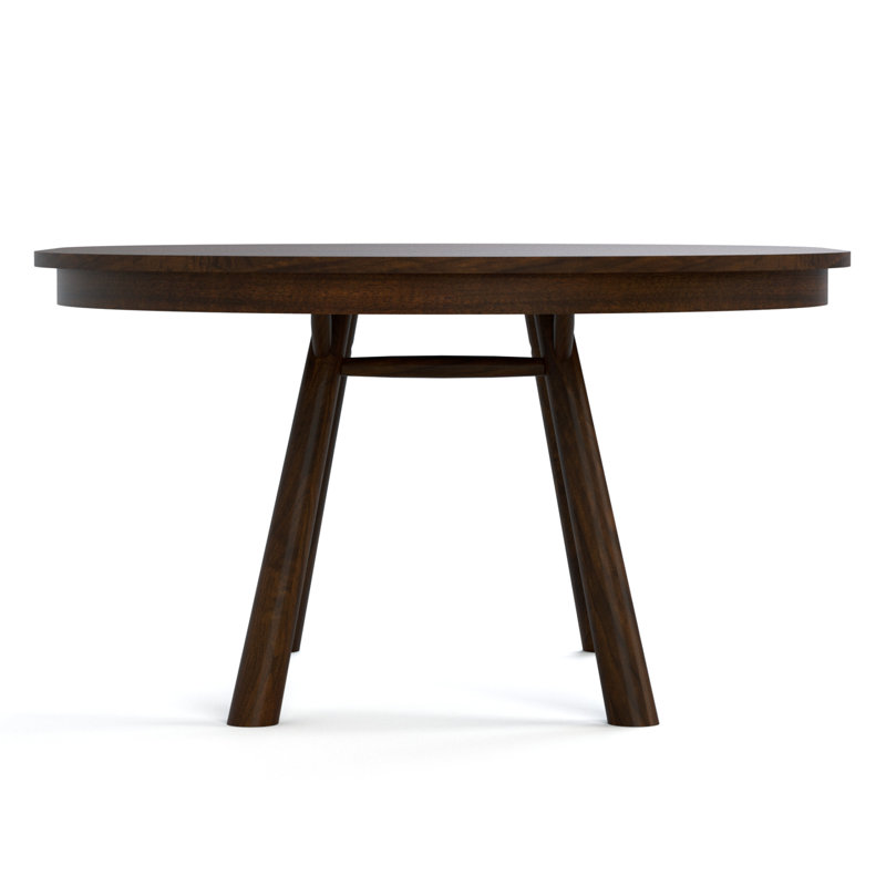 Hudson Valley Round Walnut Wood Dining Table