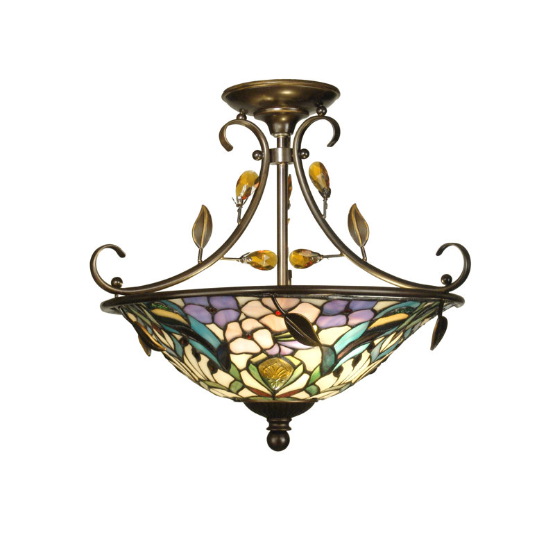 Rigby Glass Semi Flush Mount