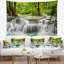 Paysage photographie panoramique erawan cascade tapisserie-28485502