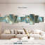 Couches abstraites nacrées 5 pièces-1882778165