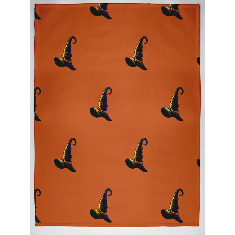 Throw Blanket, 50" H x 60" W x 0.5" D, Orange