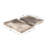  Arabella Leather Gray Wooden Handmade Cowhide Living Room Decor Tray with Slot Handles, Set of 2-1060400890