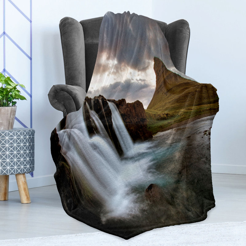 Fleece Throw Blanket, 70" W x 90" L