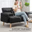 2 Seater Faux Leather Loveseat
