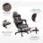 Vinsetto Racing Gaming Chair Diamond PU Leather Office Gamer Chair High Back Swivel Recliner With Footrest, Lumbar Support, Adjustable Height