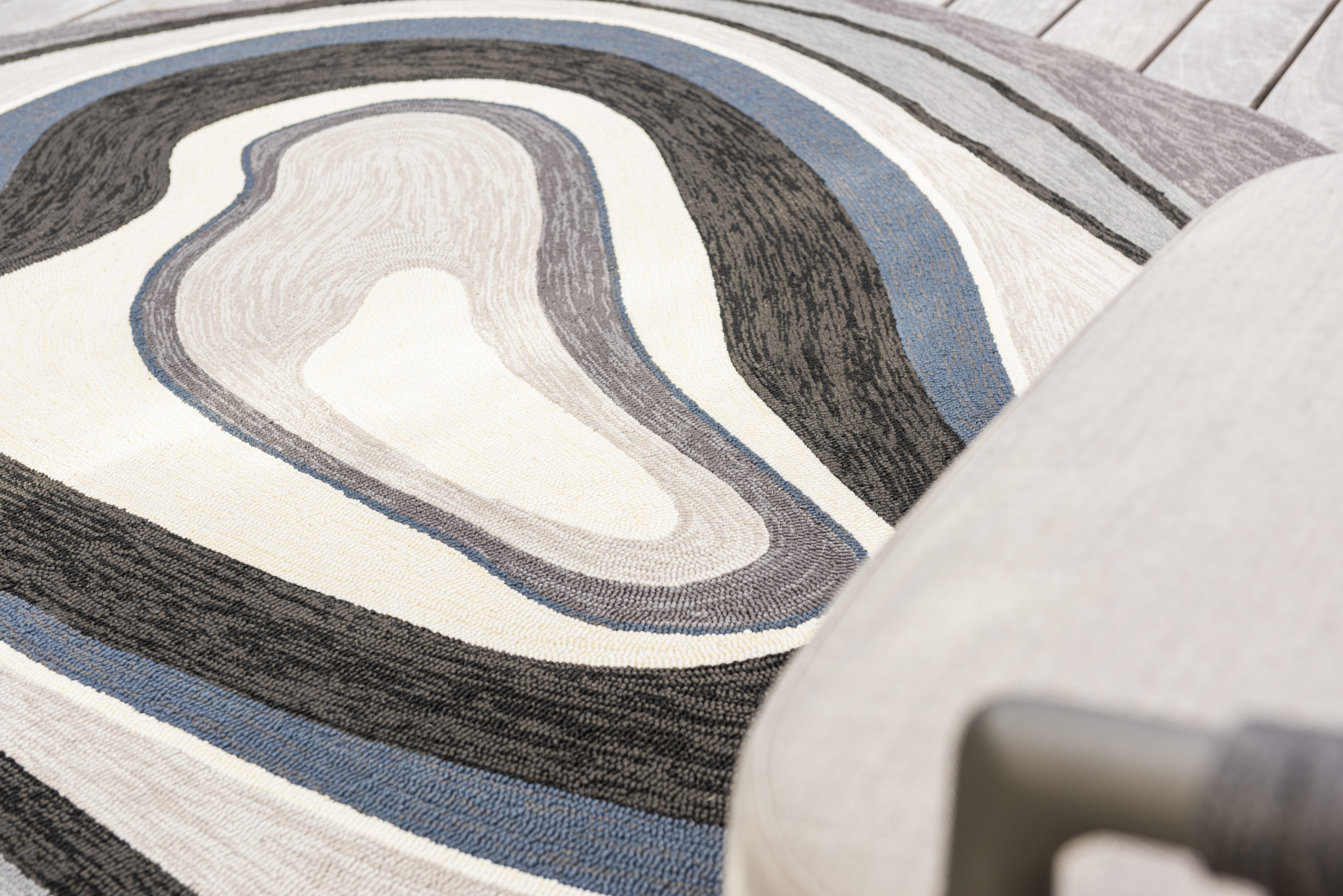 Looped Throw Rugs Brink & Campman Geometric Handmade Looped/Hooked Grey Area Rug | Wayfair