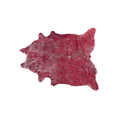 Houchin Performance Cowhide Animal Print Indoor Rug