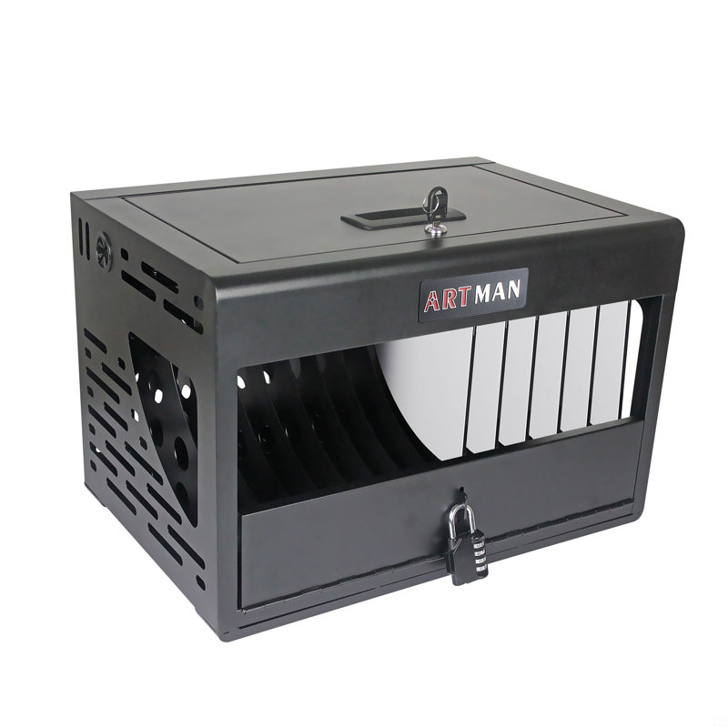 Armoire de chargement à 16 baies pour ordinateur portable, Chromebook, station de charge verrouillable