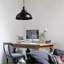 1 - Light Black Dome Pendant