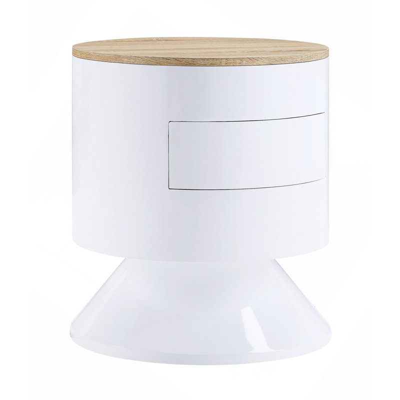Otith Accent Table With Display And Utility Function