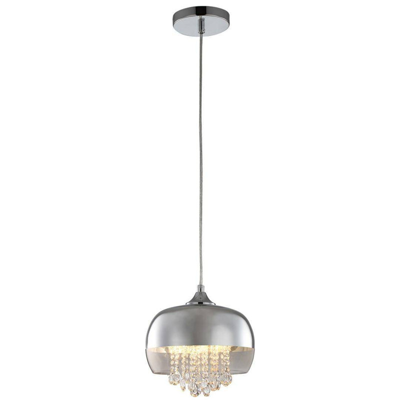 Odebolt 1 - Light Chrome Single Pendant
