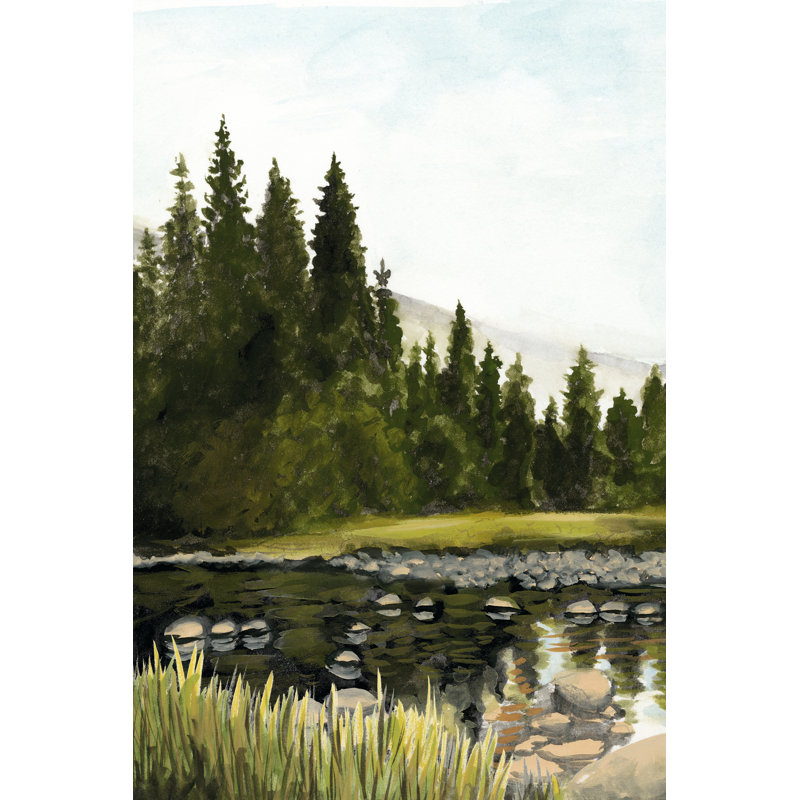 Forest Diptych I by Naomi McCavitt - Wrapped Canvas Print, 46cm H x 30cm W x 3.8cm D