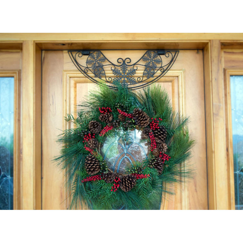 Metal 24'' Wreath Hanger