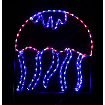 Jellyfish Nautical Holiday Lighted Display