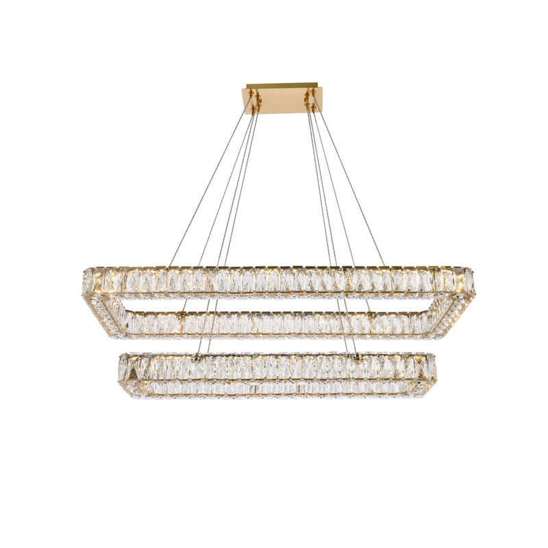 Maart - Light Pendant, Gold, 80" H x 42" W x 18" D
