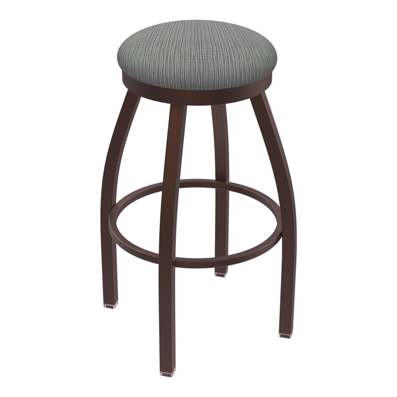 Tabouret pivotant80280 Misha, Bronze, Tabouret de comptoir (assise de 25 po de hauteur), Tissu - alpin graphique