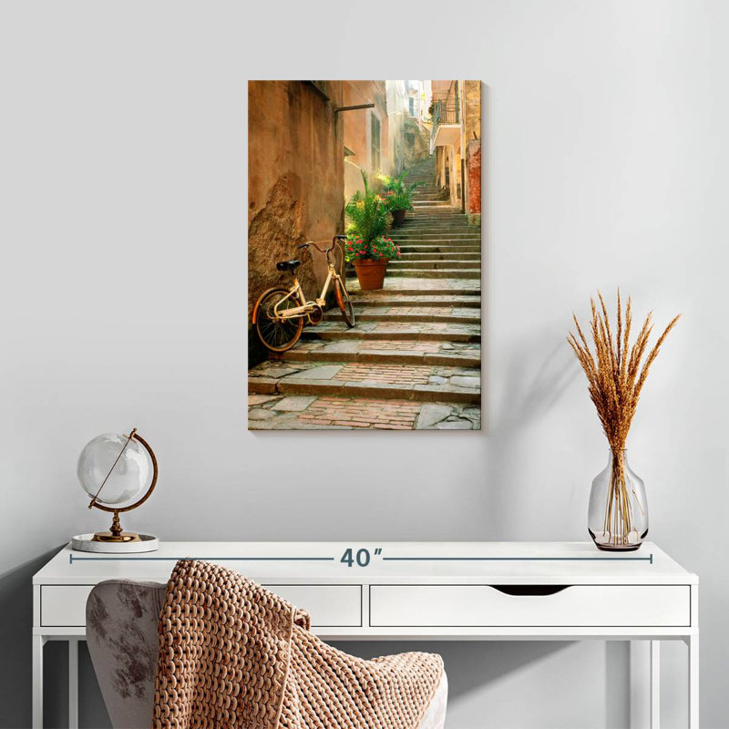 Sireci Cinque Terre Steps, 24" H x 16" W