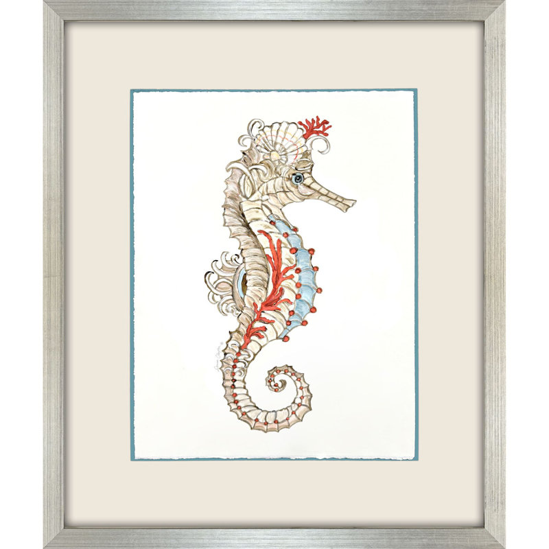 «Seahorse Celebration I», art encadré