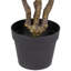Arbre à citrouille artificiel vert et orange 31 po dans un pot noir