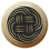Antique Brass/Natural Wood