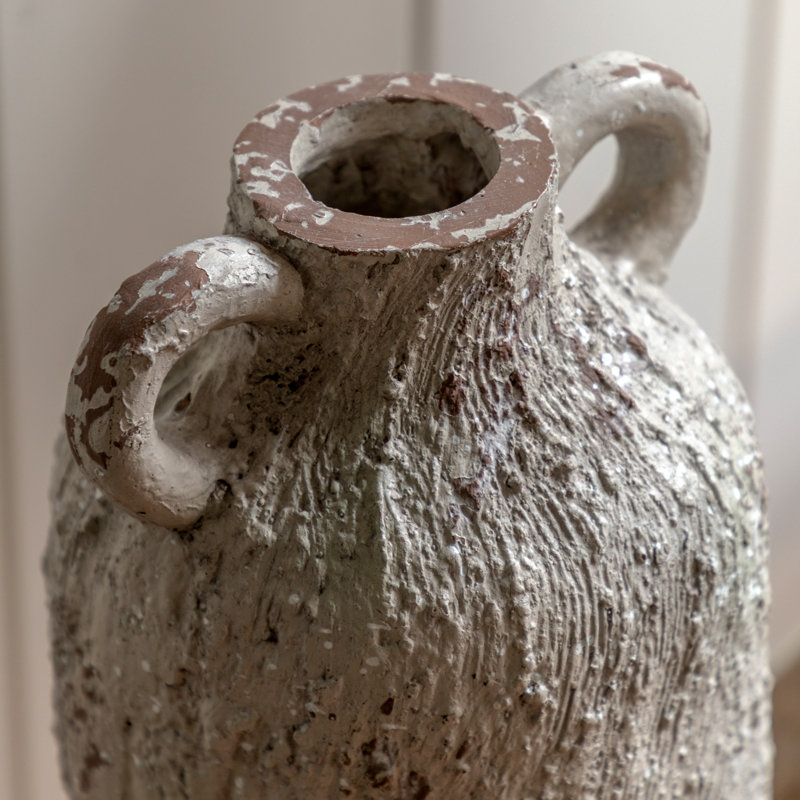 Metal Table Vase, 30 H x 30 W x 13 D cm